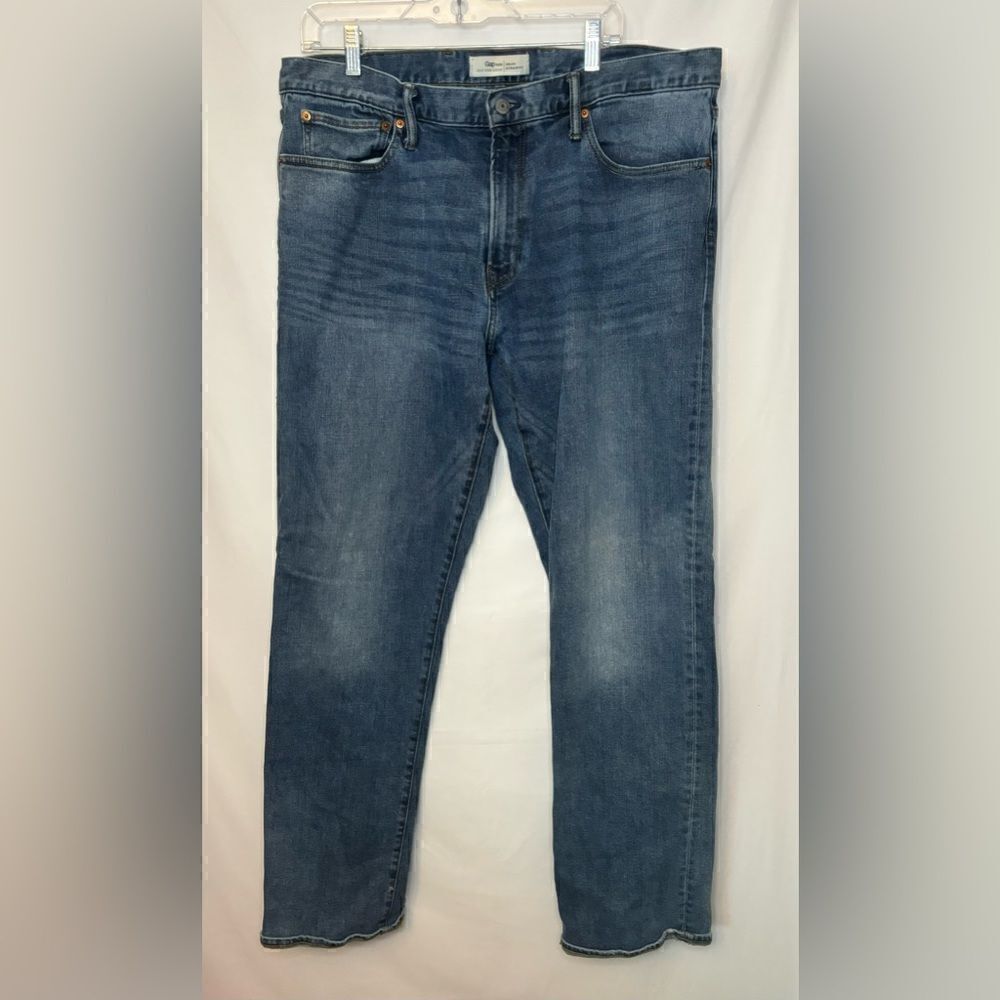 GAP GUC blue straight leg jeans Size 38 X 34